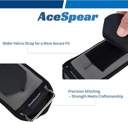 AceSpear Ankle Weights Sets for Men Women Kids 1lb 2lb 3lb 4lb 5lb Leg Weights Arm Wrist Weights Gym for Foot Exercise Training Workout Walking Jogging Yoga