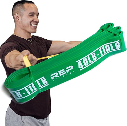 Rep Fitness Pull-Up Bands Resistance Exercise Workout Equipment Set for Home Gym Training – Heavy Duty Stretch Band for Assisted Pullups, Strength Training, Physical Therapy, and Fitness Workouts