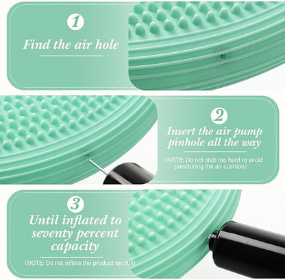 Libima 2 Pcs Wobble Cushion Wiggle Seat Flexible Sensory Seating Balance Disc Board for Men Women Physical Exercise Improving Posture Home Office