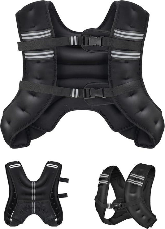 Henkelion Weighted Vest Weight Vest for Men Women Kids Weights Included, Body Weight Vests Adjustable for Running, Training Workout, Jogging, Walking