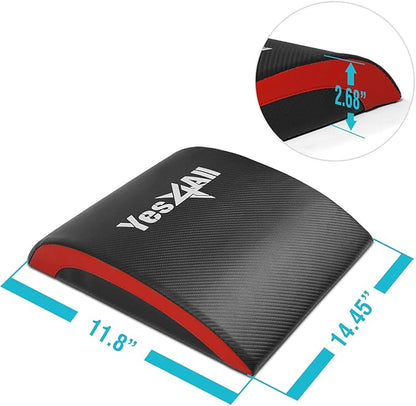 Yes4All Abdominal Exercise Pads, Foldable Ab Workout Equipment for Home Gym Core Training & Back Stretching, Sit Up Mat for Floor Exercises