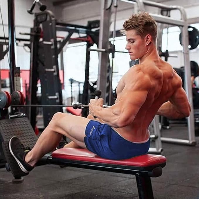 Surenow Mens Running Gym Shorts 3 Inch Breathable Lightweight Athletic Sport Shorts Training Workout Shorts with Pockets
