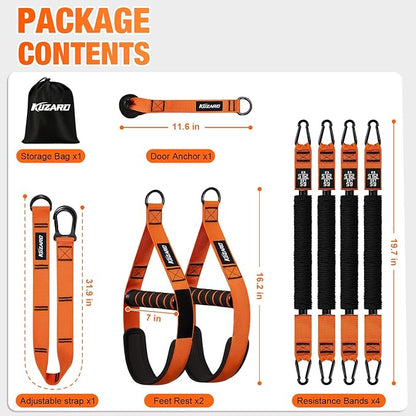 Pull Up Assistance Bands for Women, Heavy Duty Resistance Bands with Handles, Exercise Band with Door Anchor, Workout Band Set for Pull Up Bar, Full Body Sculpting,Muscle Training, Recovery, Home Gym