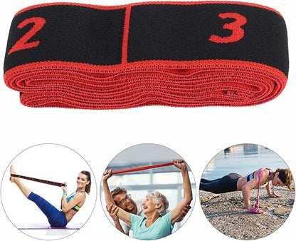 Elastic Exercise Bands, Physical Therapy Bands Yoga Stretching Strap Exercise Accessory Elastic Strap for Home Gym Fitness