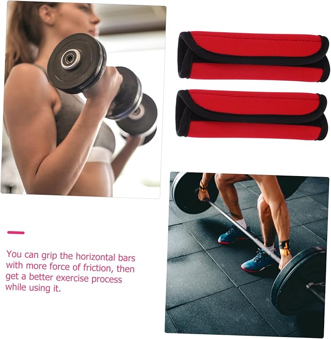 2pcs Gym Accessories Door Horizontal Bar Jacket Barbell Pad Hip Thrusts Protector Lifting Grips Barbell Cover Dumbbell Mat