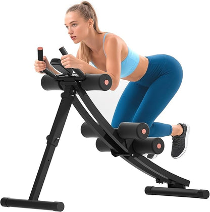 Ab machine, AB trainer machine,workout equipment for Home Gym Strength Training, Ab workout equipment, AB machine for stomach workout, Foldable abdominal trainer for Men and Women exercise