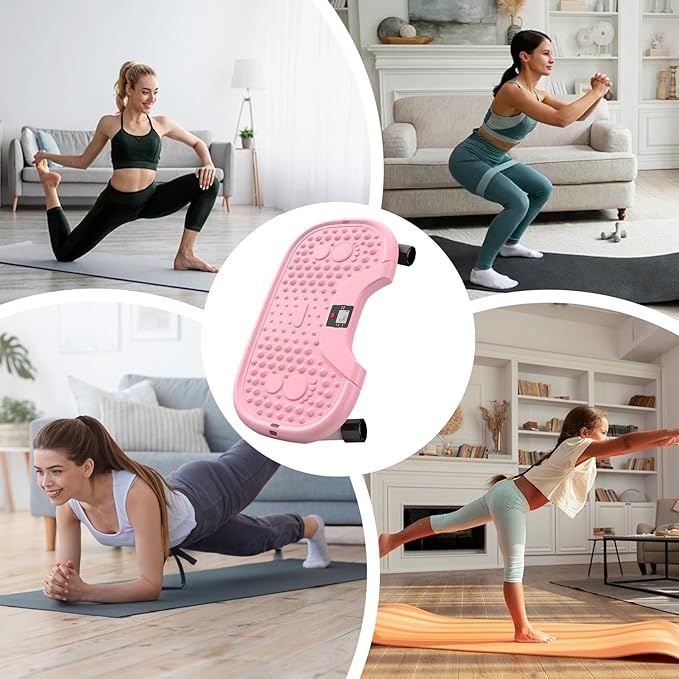 Genérico Stepper Exercise, Small Gym Accessories for Home, Fitness Stepper with LCD Display – for Buttocks Abdomen Body Use in Outdoor Living Room Bedroom Balcony