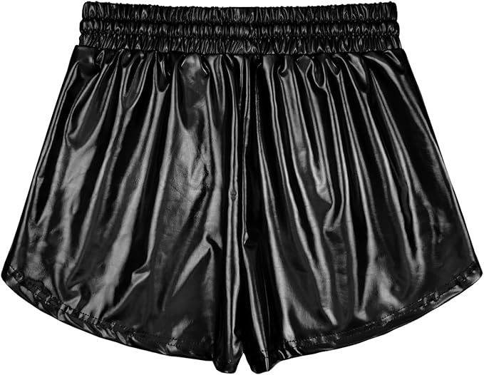 Perfashion Women's Metallic Shorts Summer Sparkly Hot Outfit Shiny Short Pants