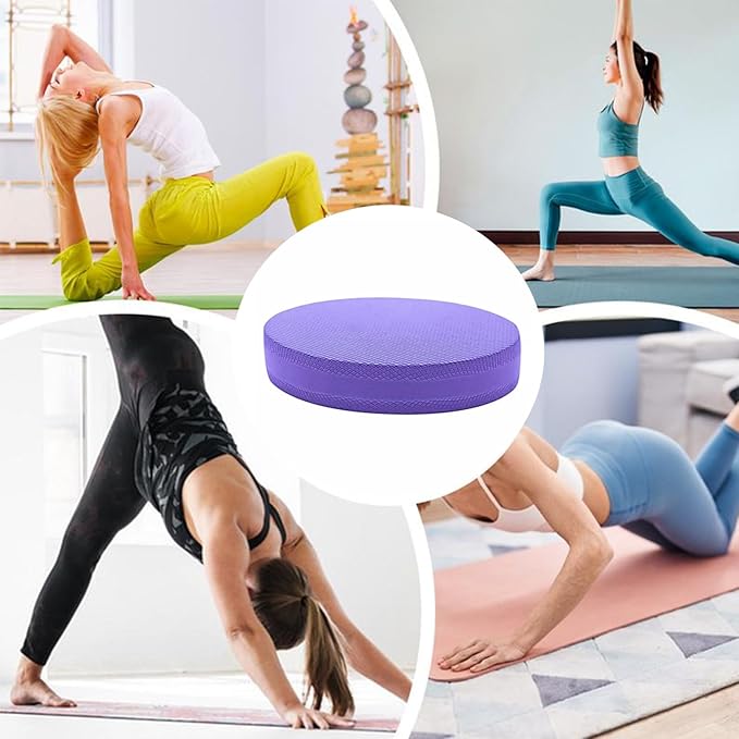 Exercise Balance Pad, Non-Slip Elastic Foam Balance Pad, 11x7x2 Inch Exercise Equipment for Fitness and Stability, Yoga, Physical Training