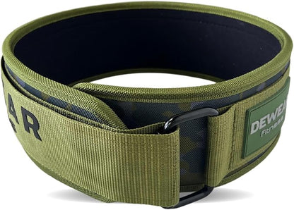 Durable Weight Lifting Belt, 4'' Wide Gym Belt for Bodybuilding, Powerlifting, Squats, Deadlift - Provides Lumbar Support & Stability for Men & Women