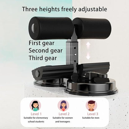 Sit Up Bar, Abs Master Assistant Device, for Home Fitness Equipment, Portable Adjustable Sit Up Floor Holder, for Ab Workouts,Sit-Ups & Core Exercises,Home Office Gym.