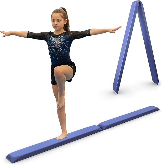 Skil-Care Balance Stability Foam Beam, Foldable Balance Trainer for Rehabilitation, Core Strength, and Posture Improvement, Wipe-Clean Vinyl, Latex-Free