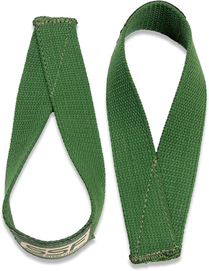 SERIOUS STEEL FITNESS Military OD Green Weight Lifting Straps