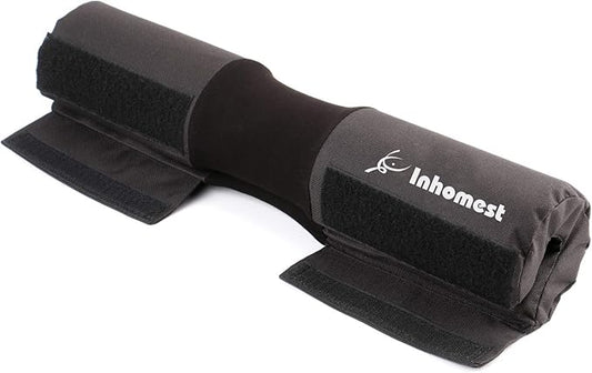 Barbell Pad Squat Pad for Squats Hip Thrusts Lunges Glute - Neck & Shoulder Protective Pad with Nylon Padding Support, Fit for Smith Machine and Olympic Standard Weightlifting Cushion