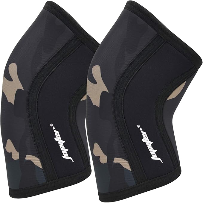 Knee Sleeves (1 Pair), 7mm Compression Knee Braces for Squats,Weightlifting,Powerlifting,Cross Training for Men & Women (XX-Large)