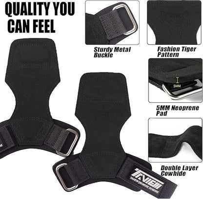 TAVIEW Wrist Straps for Weightlifting for Maximum Grip Support - Lifting Deadlift Strap & Weight Lifting Grips Gloves for Working Out Pull Up Deadlifting & Shrugs