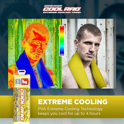 Cool Cool RAG Extreme Cooling Towel for Heat Relief - PVA Cooling Towel for Workout, Gym, Running and for Other Outdoor Sports - Cooling Rag for Neck - Cool Towel for Quick Cooling