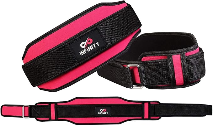 Neoprene Weight Lifting Belts Double Back Support Gym Workout Training Fitness