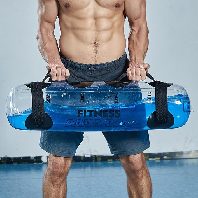 Adjustable Portable Water Weight Workout Sandbag Weight Bearing Fitness Water Bag Training Weightlifting Squat Equipment Stability Fitness Equipment