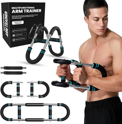 Heavy-Duty Arm Trainer for Men, 60–120 lbs – 2025 Upgraded Twister Bar for Chest & Arm Power Training