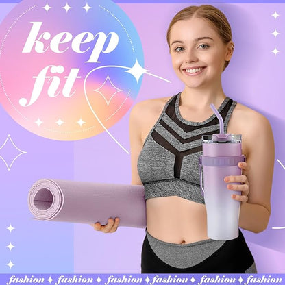 Poen 7 Pcs Pilates Essentials Kit for Women Home Workout Pilates Equipment Ring and Ball Set with 11.81 Inch Circle 9.84 Inch Yoga Ball Resistance Bands Cup Bag Socks for Beginners