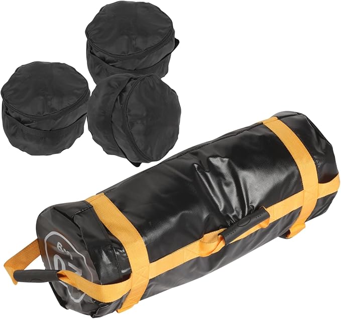 Mikikit Workout Weight Bag for Men Portable Strength Training Equipment Fitness Bag for Sled Workouts Versatile Design for Endurance and Strength Building Capacity