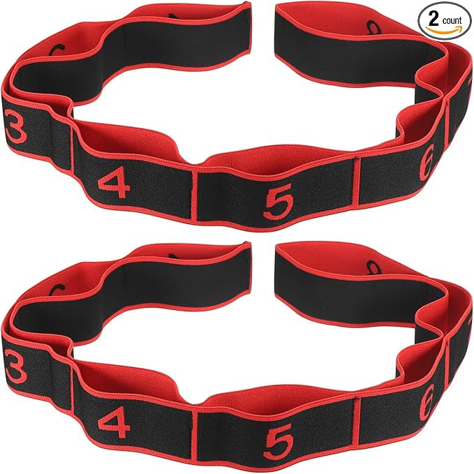 PATIKIL Exercise Bands, Yoga Stretching Strap Latin Elastic Bands for Physical Dance Stretch Pilates Resistance Bands