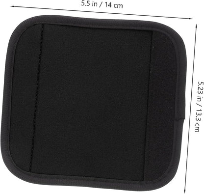 Mikikit 2pcs Deadlift Squat Pad Barbell Hip Thrust Lifting Grip Protection Polyester Mat Accessories