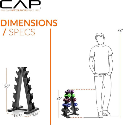CAP Barbell Neoprene Dumbbell Weights Pairs & Sets | Multiple Colors