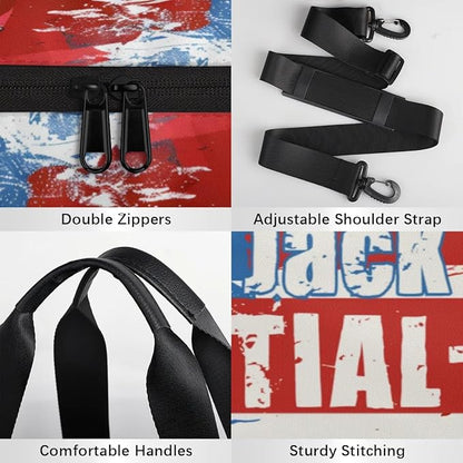 Personalized-Martial-Arts-Gear-Bag for Karate Teakwondo, Custom Jiujitsu Bag for Boys, Karate Teakwondo Bag for Gear Waterproof Lightweight Large USA