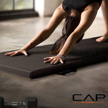 CAP Barbell All Purpose Folding Anti Tear Exercise Training Aerobic Fitness Gym & Gymnastics Balance Mat | Multiple colors