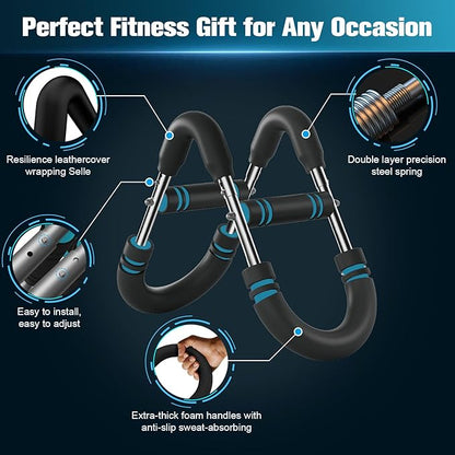 Relife Twister Arm Trainer,40-130lbs Arm Trainer for Forearms & Chest Muscle Training Workout,Adjustable Spring Resistance Chest Exercise, Portable Home Gym Strength Equipment for Men & Women