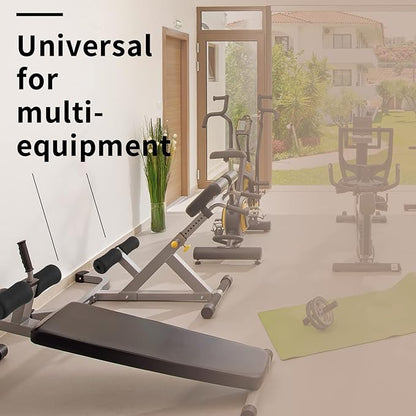 Sratte 4pcs Foot Foam Pads Rollers Set Weight Bench Replacement Pads Inversion Table Parts for Leg Extension Gyms Exercise Equipments