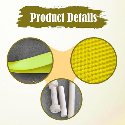 YIJU Webbing Strap Tape for Slackline Balance Board Wobble Board Parts for Concentration Workout Standing Desk Exercise Home Gym