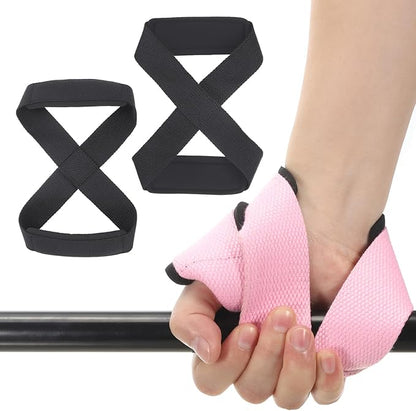 PATIKIL Figure Lifting Strap, Weightlifting Wrist Wraps Dead Lift Padded Grips for Fitness Power Strength Training