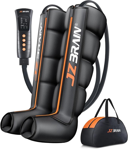 Sequential Air Compression Recovery System : Professional Full Leg Compression Boots for Circulation and Pain Relief - Sequential Device for Muscle Relaxation