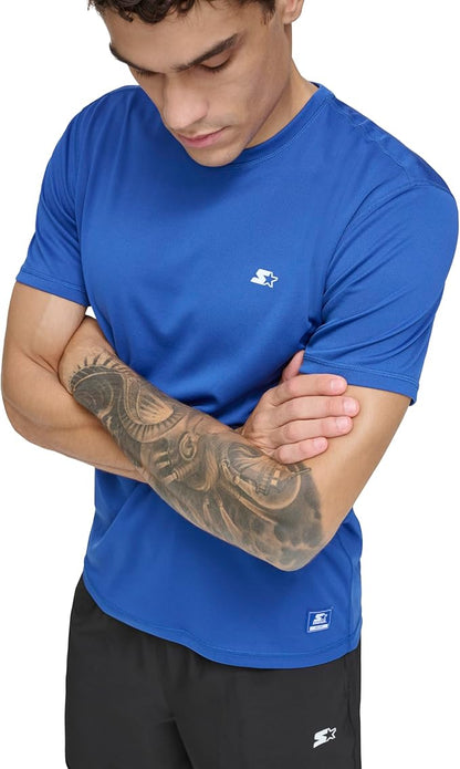 Starter Men's Quick Dry Short Sleeve Lightweight UPF Active Top