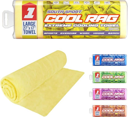 Cool Cool RAG Extreme Cooling Towel for Heat Relief - PVA Cooling Towel for Workout, Gym, Running and for Other Outdoor Sports - Cooling Rag for Neck - Cool Towel for Quick Cooling