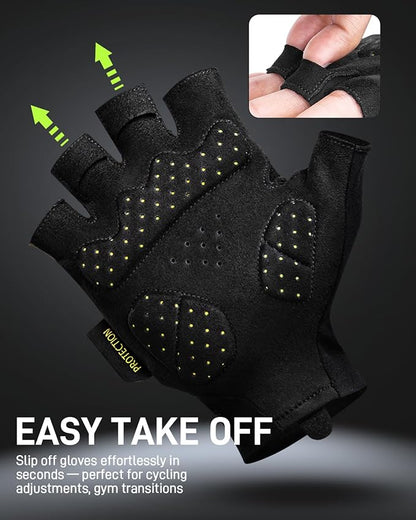 BATFOX Cycling Gloves for Men Women Road Mountain Bike Riding Gloves - Anti-Slip Bike Glove for Fitness Cycling Training Outdoor Sports