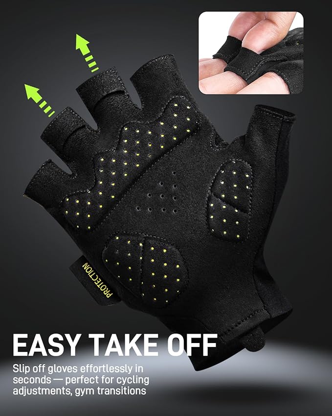BATFOX Cycling Gloves for Men Women Road Mountain Bike Riding Gloves - Anti-Slip Bike Glove for Fitness Cycling Training Outdoor Sports