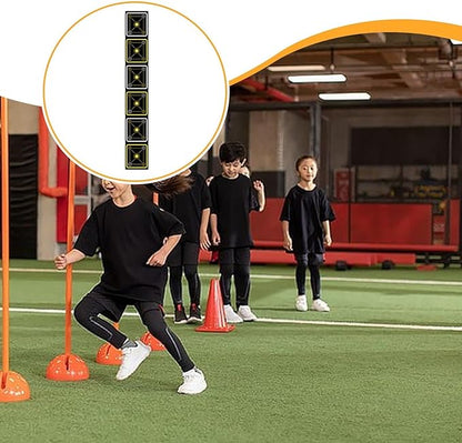 Agility Ladder Mat Training Equipment Portable Multipurpose, Foldable, Speed Agility Training Ladder, Footwork Practice