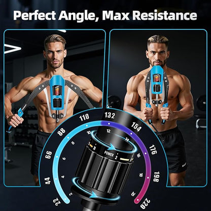 EAST MOUNT Twister Arm Exerciser - Adjustable 22-440lbs Hydraulic Power, Home Chest Expander, Shoulder Muscle Training Fitness Equipment, Arm Enhanced Exercise Strengthener