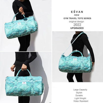 Original Floral Water Resistant Duffel Bag Gym bag Weekender Travel Bag for Gym Beach Travel Daily Bags