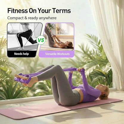 Pedal Resistance Bands with Handles, Elastic Pull Rope Fitness, Multifunction Yoga Resistance Band, Foot Pedal Resistance Bands, Stretching Workout Fitness Bands for Abdomen, Waist, Arm, Leg