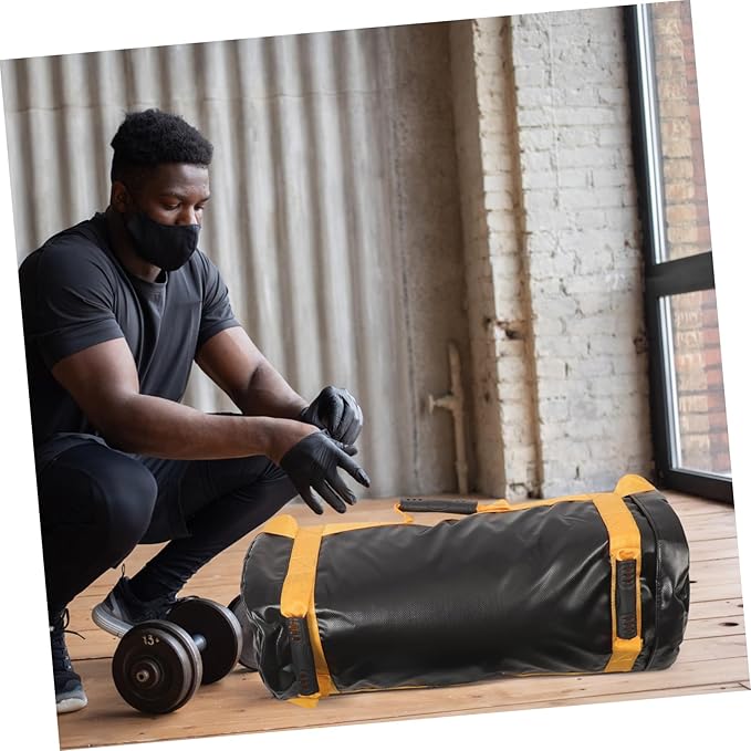 Workout Weight Bag for Men Adjustable Sandbag for Weight Training Sturdy Gym Equipment for Strength Training Squats and Sled Workouts Portable Fitness Gear