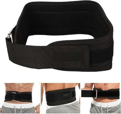 VBESTLIFE Lumbar Support Belt, Breathable Lower Back Brace Weightlifting Belt with Adjustable Support Straps for Men Women Weightlifting Squatting