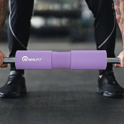 Barbell Squat Pad with Thick Nylon Padding, Hip Thrust Pad for Squats, Lunges, Neck Shoulder Squat Pad for Olympic or Standard Bars