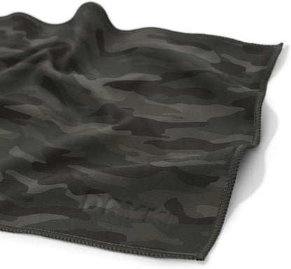 Pocket-Sized Sweat Towels - The Original Sweat Absorbing Handkerchiefs - Quick-Dry Microfiber Sweat Rags for Face, Hands, & Body - Men & Women - Gym, Sports, and Work (Moss Camo: 5 Pack)