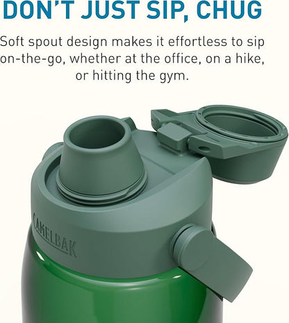 CamelBak Thrive Chug Tritan Renew Water Bottle Forest Green, 32oz