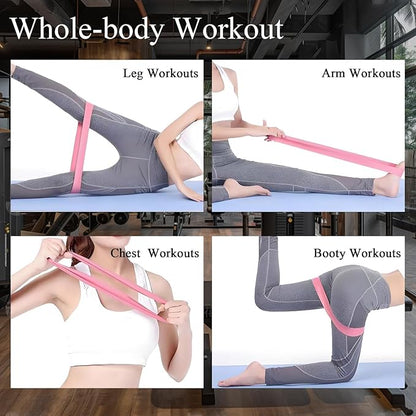 1 | 5 Pack Resistance Bands for Working Out, Workout Equipment, Exercise Bands for Home Gym & Stretching, Pilates Equipment, Fitness Equipment